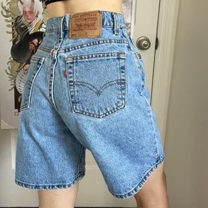 Levi’s vintage longline hightwaisted shorts